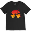 Samurai Sunset V-Neck Tee