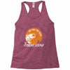 the man the myth the fishing Racerback Tank