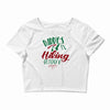 Daddy Hiking Buddy Mountains Crop Top