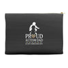 Proud Autism Dad - Autism Awareness Day Accessory Pouches