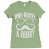 who wants to ride Ladies Fitted T-Shirt