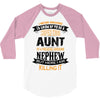 Super Cool Aunt Of A Freaking Awesome Nephew 3/4 Sleeve Shirt