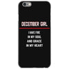 December Girl iPhone 6/6s Case