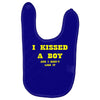 i kissed a boy Baby Bibs