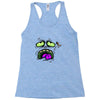 monster face Racerback Tank