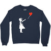 banksy style Crewneck Sweatshirt