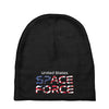 United States Space Force American Flag Baby Beanies