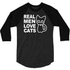 real men love cats 3/4 Sleeve Shirt