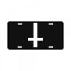 wasted youth inverted cross indie geek swag funny License Plate