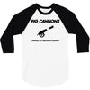 pig cannons making the impossible possible 3/4 Sleeve Shirt