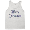 merry christmas colorful glitter Tank Top