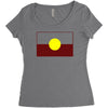 australian aboriginal Women's Triblend Scoop T-shirt