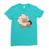 bffs (steven and lion) Ladies Fitted T-Shirt