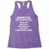Smartass September Girl Racerback Tank