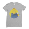 ugly lego drink coffee Ladies Fitted T-Shirt