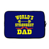 strongest dad Laptop sleeve