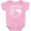fishing instructions Baby Onesie