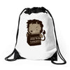 how to be vegetarian Drawstring Bags