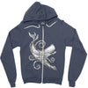 the squid vs Zipper Hoodie