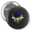 thug skull. Pin-back button