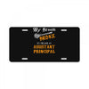 assistant principal License Plate