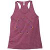 rainbow flower Racerback Tank
