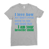 i am your favorite child Ladies Fitted T-Shirt