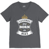 Legends Are Born In May V-Neck Tee