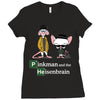 pinkman and the heisenbrain Ladies Fitted T-Shirt