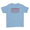 gaming doesn't make me violent Youth Tee