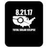 total solar eclipse 2017 Mousepad