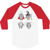 halloween hedgehogs 3/4 Sleeve Shirt