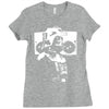 darth vader with boom box Ladies Fitted T-Shirt