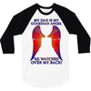 my dad is my angel 3/4 Sleeve Shirt