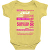 quens are born in july Baby Bodysuit