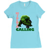 mjolnir calling Ladies Fitted T-Shirt