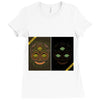 see no evil Ladies Fitted T-Shirt