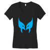 wolverine mask x men avengers marvel comics gift Women's V-Neck T-Shirt