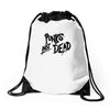 punks not dead exploited punk rock hooded sweatshirt vintage style dis Drawstring Bags