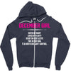 December Girl Hated By Many Zipper Hoodie