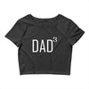 dad of 3 Crop Top