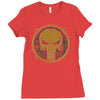 punisher punk Ladies Fitted T-Shirt