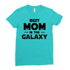 Best Mom in the Galaxy Ladies Fitted T-Shirt