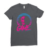let's play the game eightees Ladies Fitted T-Shirt