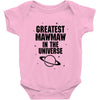 Greatest Mawmaw In The Universe Baby Onesie