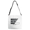 muscles installing Adjustable Strap Totes