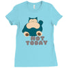 not today (2) Ladies Fitted T-Shirt