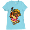 keep calm and play music Ladies Fitted T-Shirt
