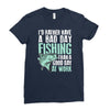 fishing fanatics1 Ladies Fitted T-Shirt