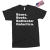 bears, beets, battlestar galactica Exclusive T-shirt